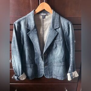 Kenneth Cole Reaction Blue Denim Jacket